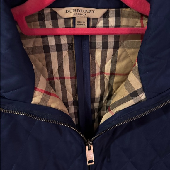 Burberry jacket navy blue used size medium - Picture 2 of 8
